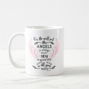 Psalm 91:11 Bibelschrift Verse Angels Garde Kaffeetasse