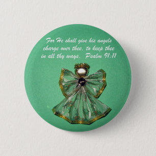 Psalm-91:11 Button