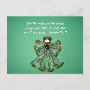 Psalm 91:11 postkarte