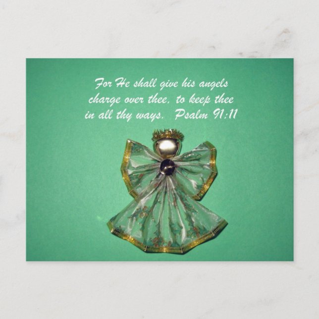 Psalm 91:11 postkarte (Vorderseite)