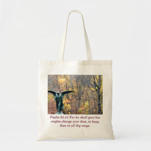 Psalm-91:11winkel in der Herbstholztasche Tragetasche