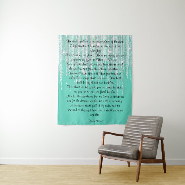 Psalm 91:1-7 wandteppich (Beispiel)
