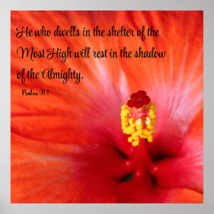 Psalm 91:1 Poster