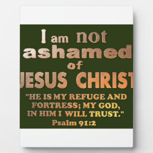 Psalm 91:2 fotoplatte