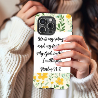 Psalm 91:2 iPhone 15 Case iPhone 15 Hülle