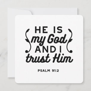 Psalm 91:2 – Vertraue auf Gott Christlicher Bibelv