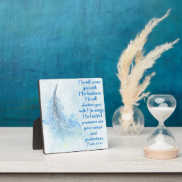 Psalm 91:4 fotoplatte