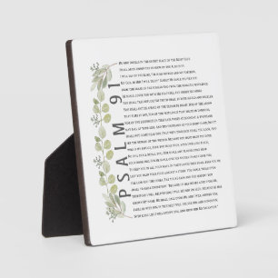 Psalm 91 Aquarell Eukalyptus Bibel Kunst Fotoplatte