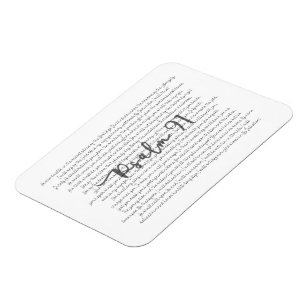 Psalm 91 Art Magnet für Zuhause oder Office