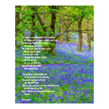 Psalm 91 auf Blausteinwald, Plakat