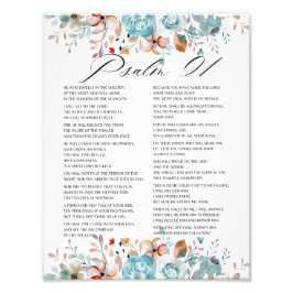 Psalm 91 Bibelschrift Fotodruck