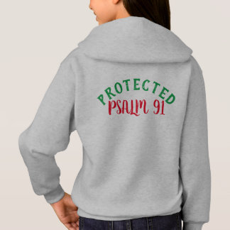 Psalm 91 Bible Scripture Girls Christlicher T - Sh Hoodie