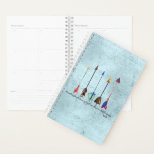 Psalm 91 Boho Arrows Planer