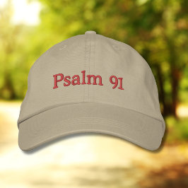Psalm 91 Klassisch bestickte Mütze Baseballkappe