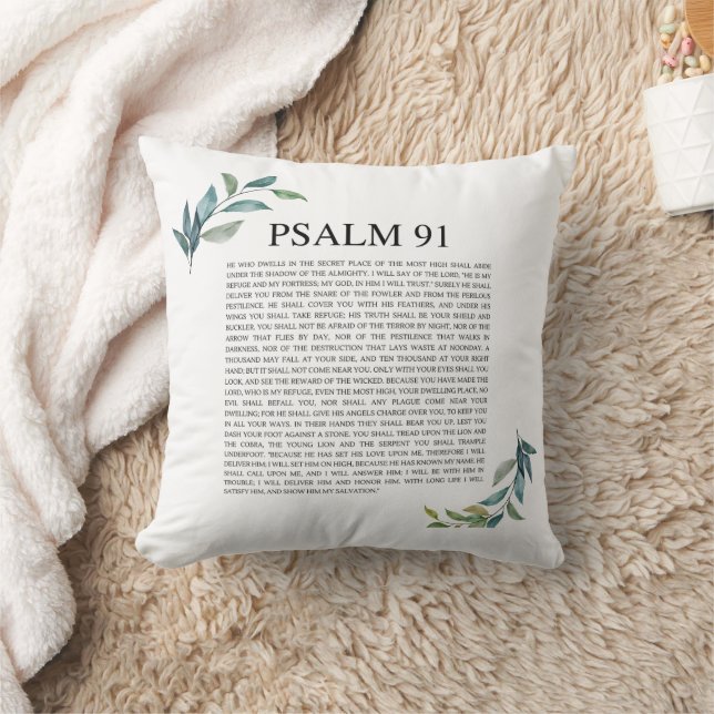 Psalm 91 NKJV Kissen (Decke)