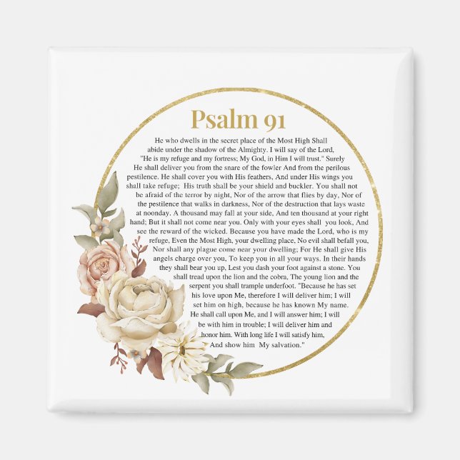 Psalm 91 NKJV Magnet (Vorne)