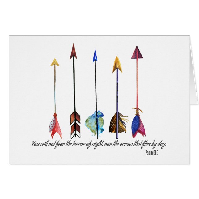 Psalm 91 Pfeil (Vorderseite (Horizontal))