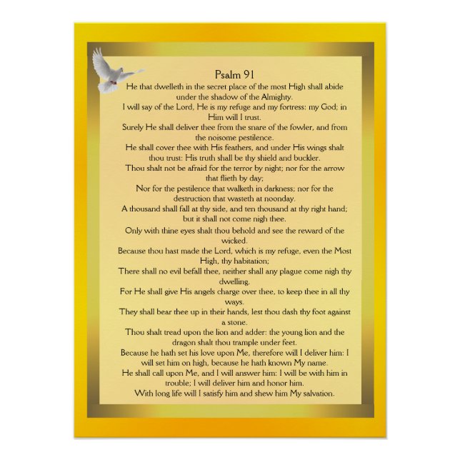 Psalm 91 poster (Vorderseite)