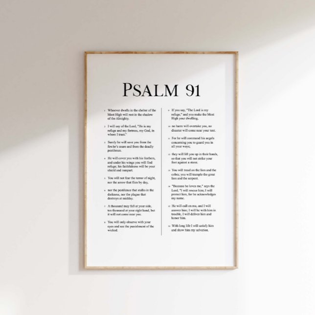 Psalm 91  poster (Von Creator hochgeladen)