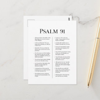 Psalm 91  postkarte
