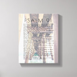 Psalm 91 Rustikaler Strandpier Bibelvers Canvas Pr Leinwanddruck