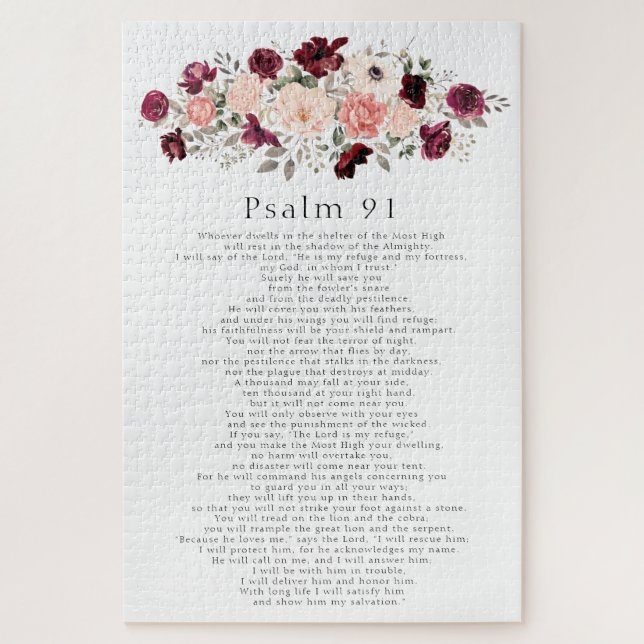 Psalm 91 Schrift (Vertikal)