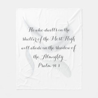 Psalm 91 Soft and Cosy Blanket Fleecedecke