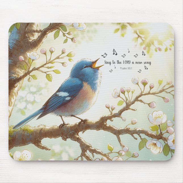 Psalm 96:1 mousepad (Vorne)