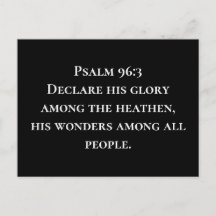 Psalm 96 3 Declare Seiner Christlichen Ehre Missio
