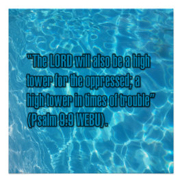 Psalm 9:9 WEBU Poster