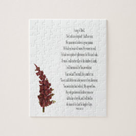 Psalm, Blumenpuzzle der grünen Pflanze
