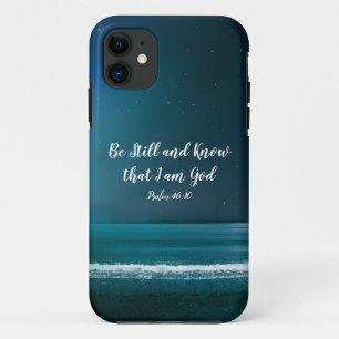 Psalm sei still und weiß, dass ich Gott bin Case-Mate iPhone Hülle