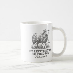 Psalm Verließ er die 99, um mich Jesus Christlich  Kaffeetasse