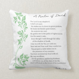 Psalm von David Der Herr ist mein Schäferbibel Ver Kissen