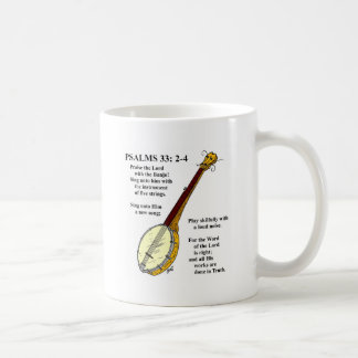 PSALME 33: Paise der Lord mit dem Banjo Kaffeetasse