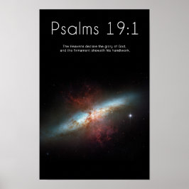 Psalmen 19:1 Poster