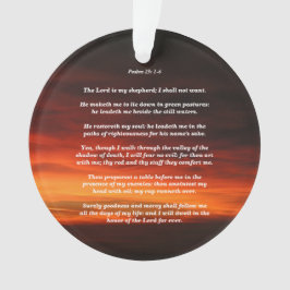 Psalmen 23: 1-6 ornament