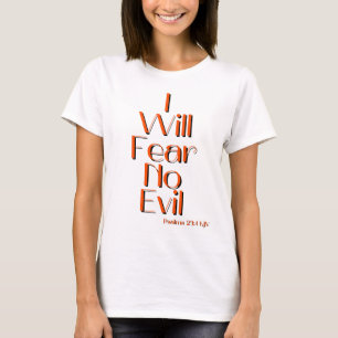 Psalmen 23:4 Bibelverse Zitat Frauen T-Shirt