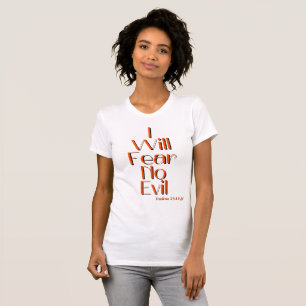 Psalmen 23:4 Bibelverse Zitat Frauen T - Shirt