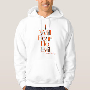 Psalmen 23:4 Bibelverse Zitat Männer Hoodie