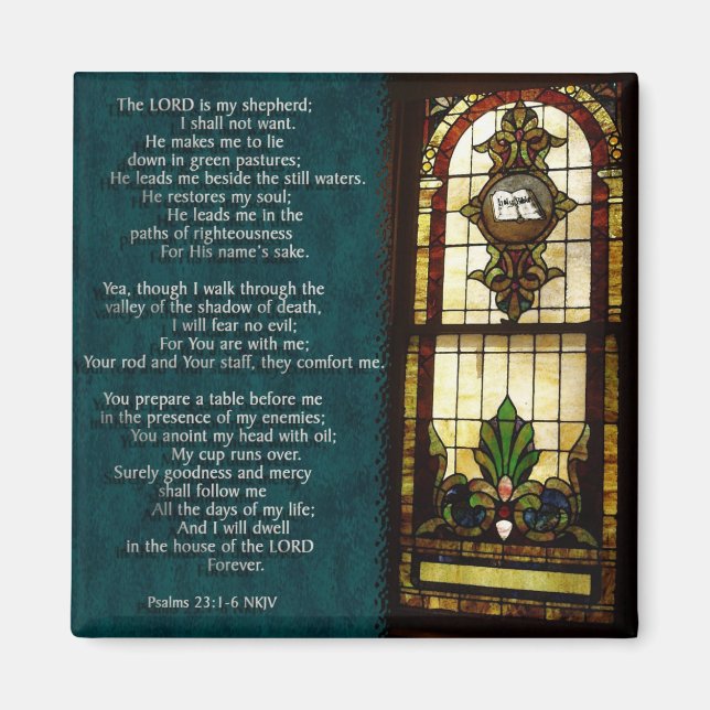 Psalmen 23 magnet (Vorne)