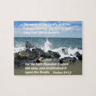 Psalmen 24:1,2 Die Erde ist die des Herrn und die 