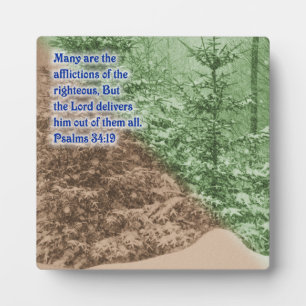 Psalmen 34:19 fotoplatte