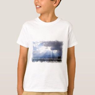 Psalmen 34:4 auf Licht T-Shirt