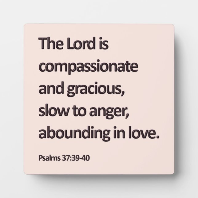 Psalmen 37:39-40 fotoplatte (Vorderseite)