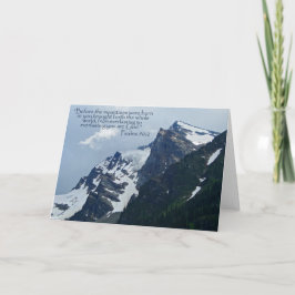 Psalmen 90:2 Rocky Mountains Inspiration Karte