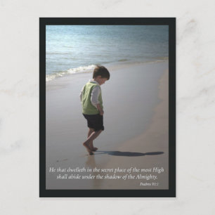 Psalmen 91:1 postkarte
