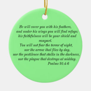 Psalmen 91:4-6 Ornament