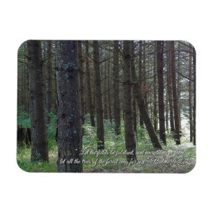 Psalmen 96:12 Inspiration Magnet