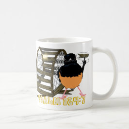 Psalmen - Weißer Rumped Shama Kaffeetasse